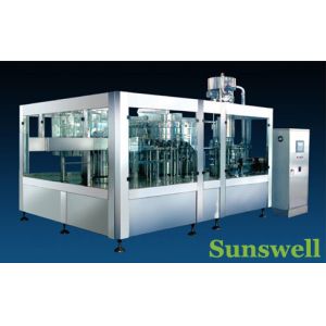 China Stainless Steel Tea Filling Machine , Semi-Automatic Liquid Filling Line on sale