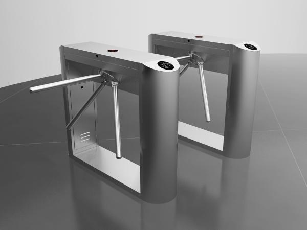 Mechanism Tripod Pedestrian Turnstile Gate With Hydraulic Rod Access Control