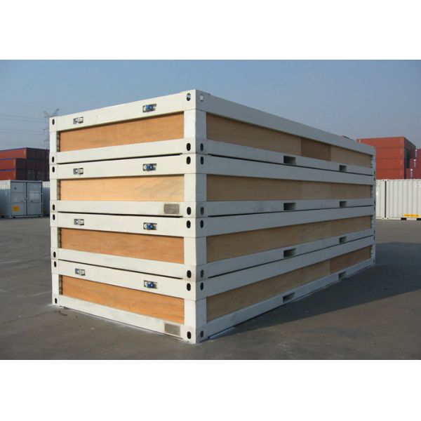 Easily Removable Flat Pack Container Homes Sliding Window With Full Facilities