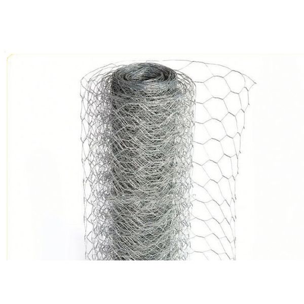 0.3mm Dia Chicken Iron Galvanized Hexagonal Wire Mesh 2m Width