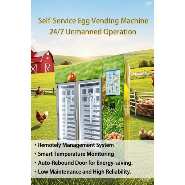 Farm Fresh 24/7 Locker Vending Machine with Automated Cooling and Contactless Payment