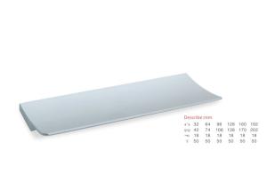 Buy cheap Die Casting Extruded Aluminum Drawer Pulls Polishing Processed International Level product