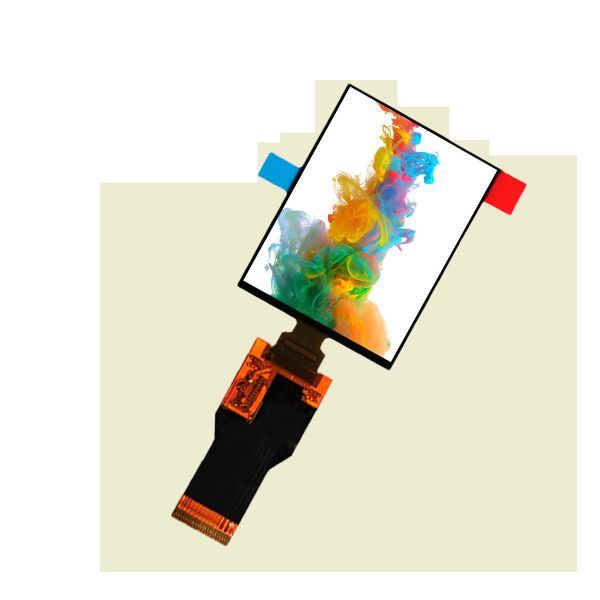 2.4 Inch AMOLED Display Module 800cd/M2 450*600 Resolution SPI / MCU / MIPI Interface