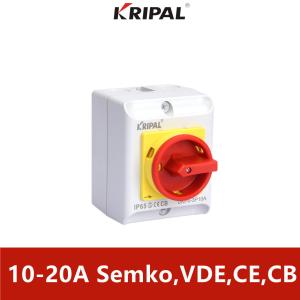 Buy cheap Single Phase IP65 20A Waterproof Rotary Load Isolating Switch product