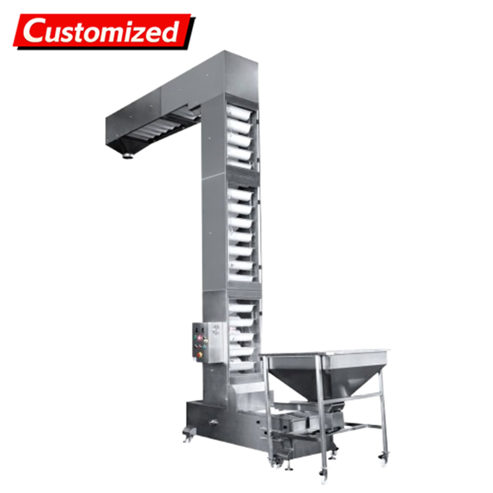 Factory Custom High Quality Stainless Steel Z Type Chain Bucket Elevator Conveyor Vertical Z Type Bucket Elevator Lifting Hoisting Conveyor Manufactur