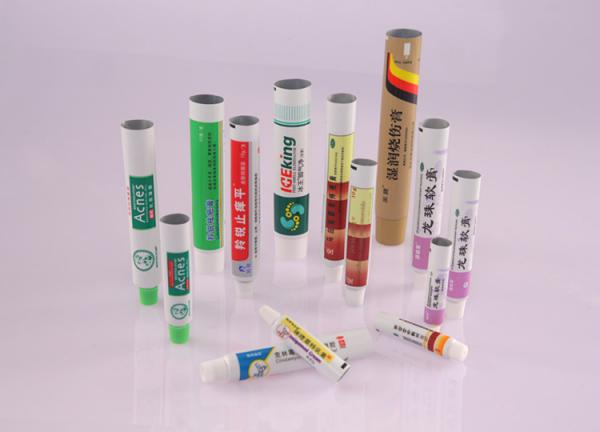 Quality Pharmaceutical Tube Packaging , Medicine Laminated Tubes For Scald Ointment for sale