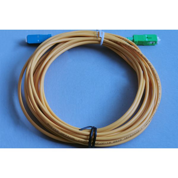SM SX SC /APC-SC/UPC 3MM 5M Fiber Optic Patch Cable Excellent Repeatability