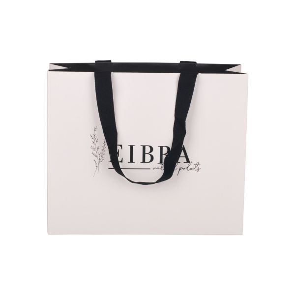 Nylon Rope Paper Packaging Bags 190gsm Artpaper Material For Gift Craft