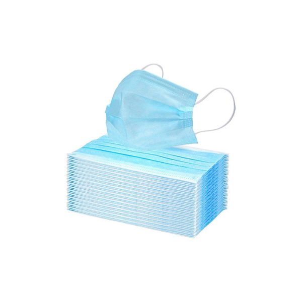 Anti - Virus Non Woven 3 Ply Disposable Face Mask With Elastic Ear Loop
