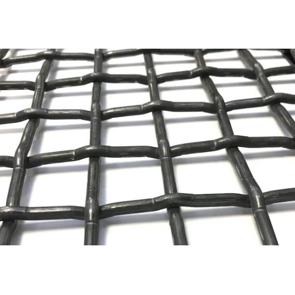 High Precision Spring Steel Woven Wire Mesh Screen For Mining Industries