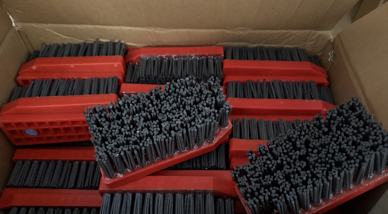 Silicon Abrasive Filaments Fickert Brush 140mm For Grinding Granite Slabs Or Ceramic Tiles