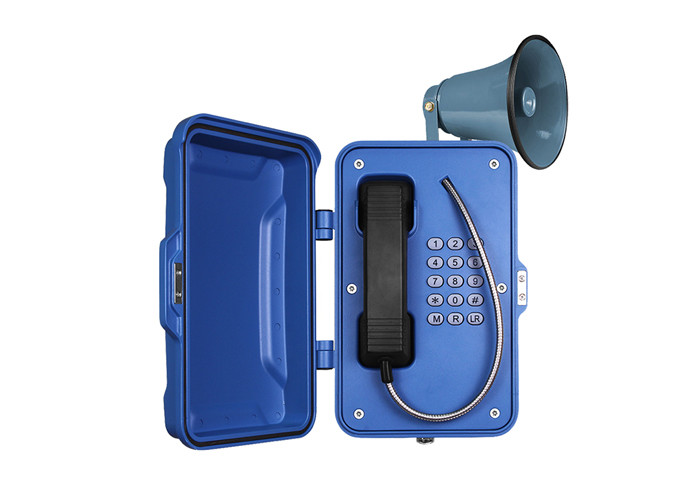 Broadcast Public Address Weatherproof Emergency Telephone With Loudspeaker