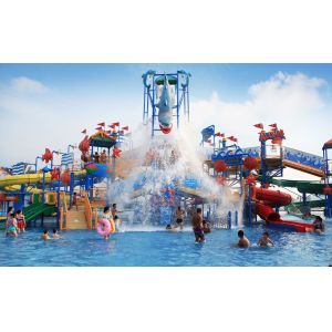 China Gigantic Water House Aqua Playground Water House Amusement Park Equipment on sale