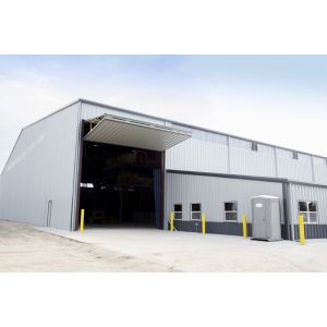 Buy cheap Customizable High Rise Steel Shed Construction Building With Sandwich Panel Wall Type product