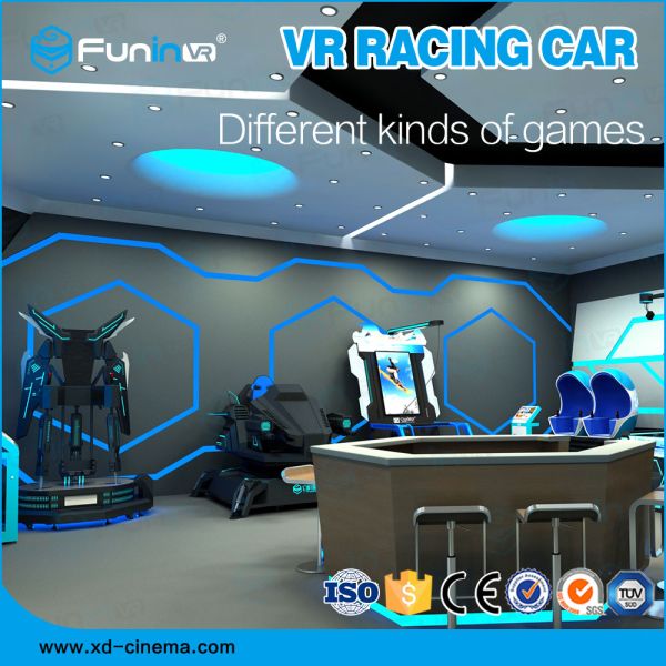 2100*2000*2100mm 1 player 0.7kw VR car racing games motion racing simulator 220V competitive price compact size