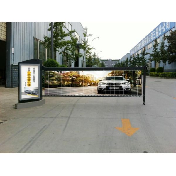 Remote Control Electronic Barrier Gates 1 - 4 Meter Length Barriers For Advertising