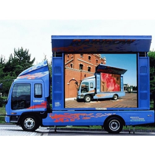 P6 SMD Trailer Mounted Led Screen , Outdoor Mobile Led Screen Frame Rate ≥60Hz