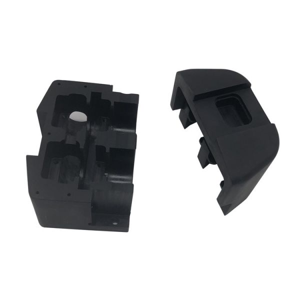 Delrin Cnc Machining Aerospace Parts Aluminum Plastic White Black 5 Axis