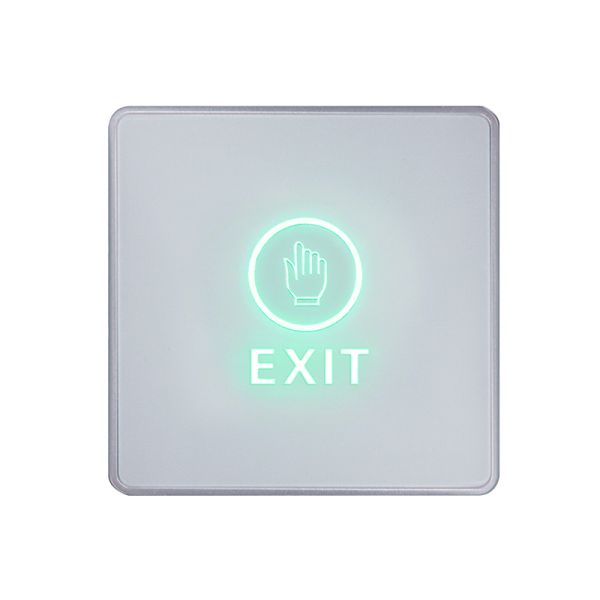 Surface Mount Touch To Exit Button Switch With LED Indicator And Backbox