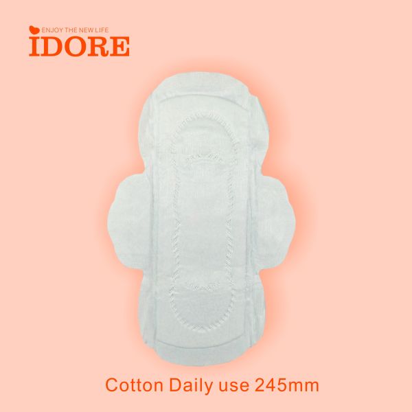 245mm Cotton Based Sanitary Pads