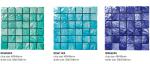 PRIMERA Blue Swimming Pool Mosaic Tiles 306x306mm Glazed Mesh Mounted