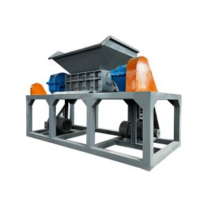 Buy cheap Shearing Blade 220V Twin Shaft Shredder Machine Customised ZQ350 Reducer product