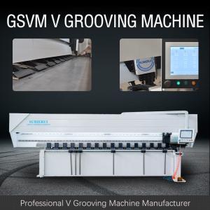 Buy cheap 4000mm CNC V Grooving Machine For Ornament Metal Grooving Machine product