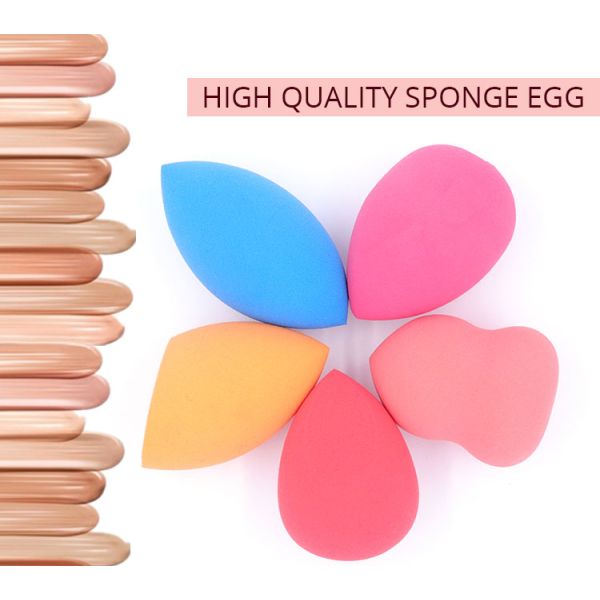 Hydrophilic Polyurethane Makeup Sponge Blender Dry And Wet Dual Use