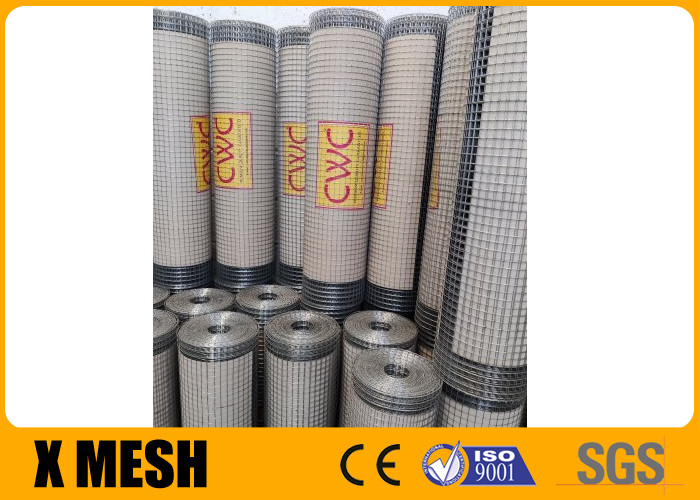 18 Ga Galvanized Stainless Steel Welded Mesh Roll BWG 30