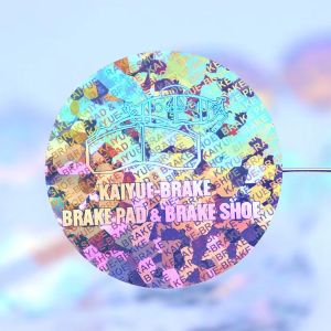 Custom 3D Seal Void Hologram Sticker Security Sheet Roll Serial Number Scratch