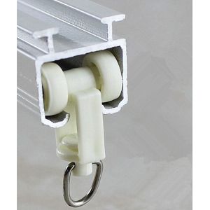 Buy cheap 6063 Material Curtain Rail Fitting Extruded Aluminum Profiles / Curtain Track product