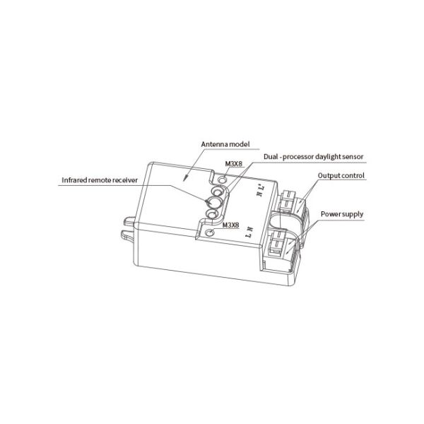 Remote Control High Frequency Motion Sensor Zero Cross Point For Lighting Control