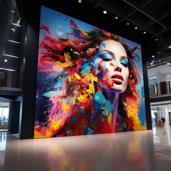 2.976 Pixel Pitch Indoor LED Display Screen with Diecsting Aluminum Cabinet and 100000 Lifespan