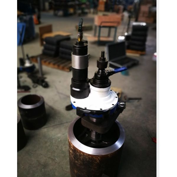 28mm Pneumatic Portable Chamfering Machine Manual Feeding