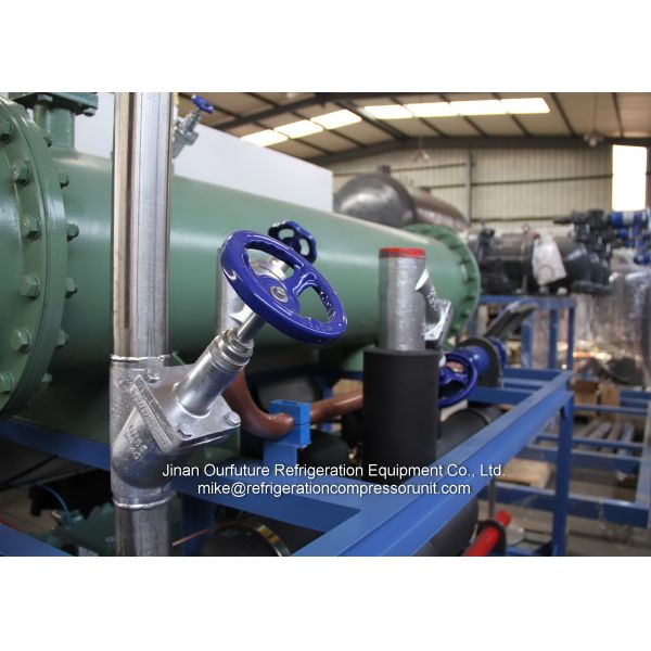 R404a Refrigeration Water Cooled Screw Chiller Multi Stage Energy Controlling System