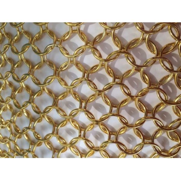 Stainless Steel Chain Link Ring Chainmail Decorative Mesh