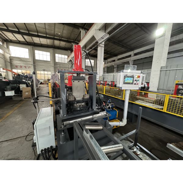 0.8-1.6mm Galvanized Steel C U Stud And Track Drywall Roll Forming Machine