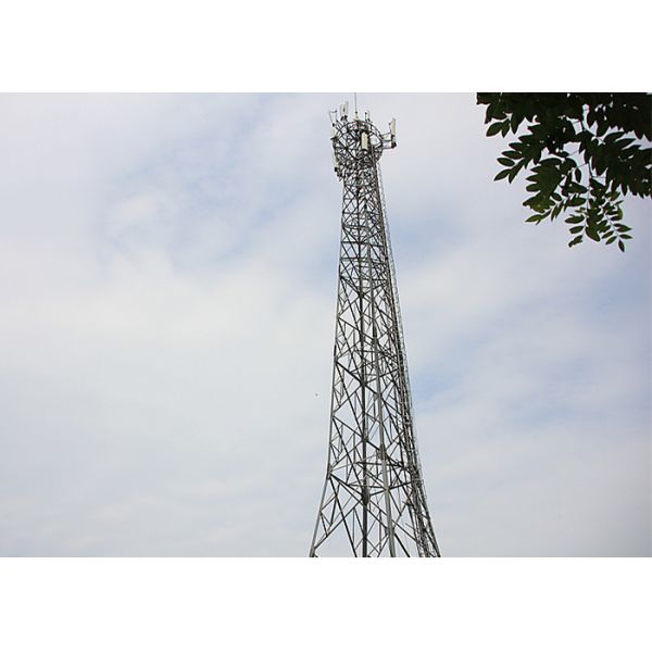 4 Legged Angular Steel Tower For Communication Equipment