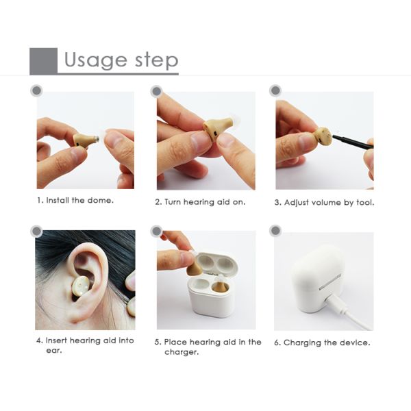 4 Channels Hearing Aid Streaming Devices OTC Ear Machine For Old Age