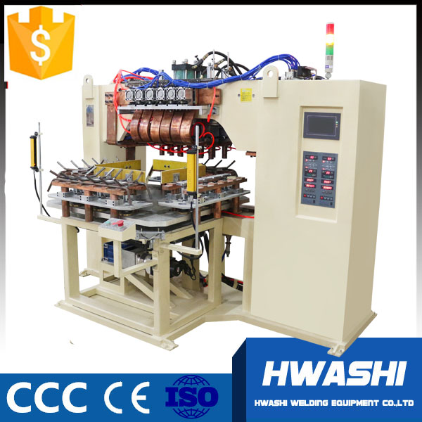 Automatic Wire Mesh Welder Reinforcing Steel Bar Welding Machine With Rotary Table