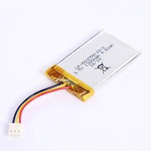 Buy cheap 503759 Ultra Thin Lithium Polymer Battery Rechargeable 100 Cycles product