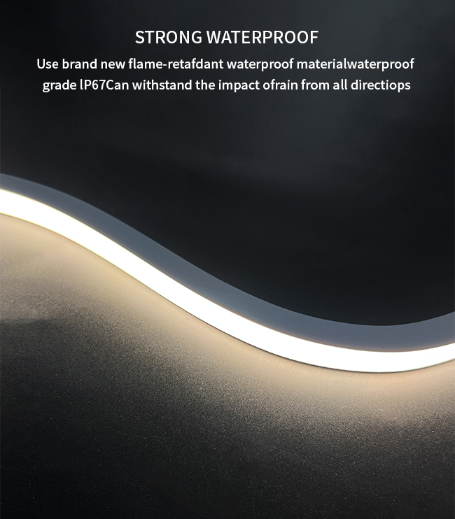 16 * 16mm IP68 Waterproof LED Neon Flex Strip Light Swimming Pool LED Neon Flex Outdoor
