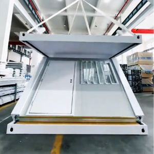 Handy Z Shaped Folding Container House Dwelling Sturdy Construction Customized