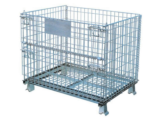 Collapsible 1000kg Metal Wire Mesh Container Pallet