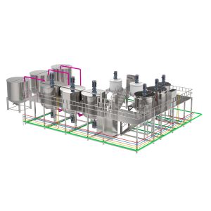 Emulsification Homogenizer Mixer Machine Toothpaste Production Machine