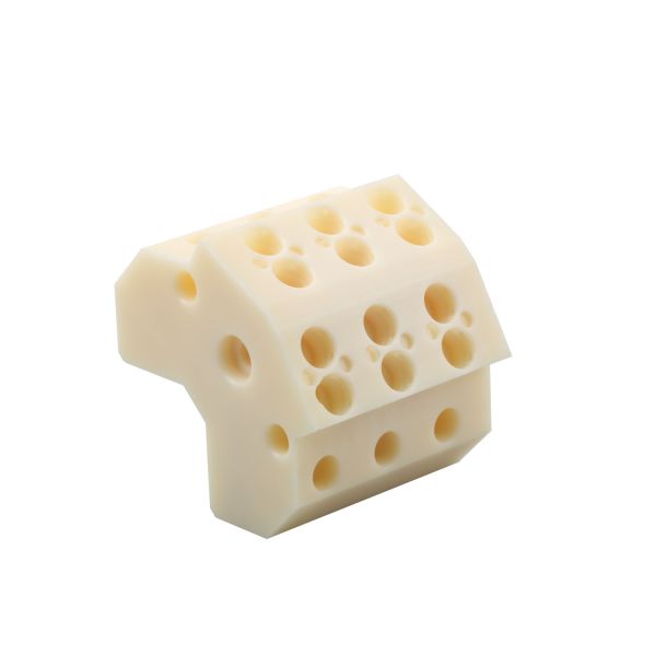 Plastic Machining Abs Plastic Material Part High Precision White Color