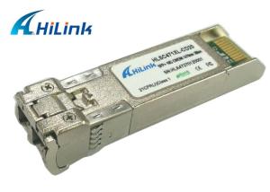 Buy cheap 20km 1470nm SFP+ Optical Fiber Transceiver Receiver Sensitivity &lt; - 15dBm product