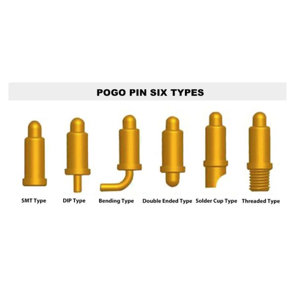 Thread Type Pogo Pin Connector Brass Dia8.0 Spring Loaded Pogo Pin 2