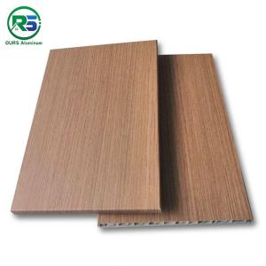 Buy cheap Wood Graid Aluminum Honeycomb Panel / Curtain Wall Sandwich Metal Panel product