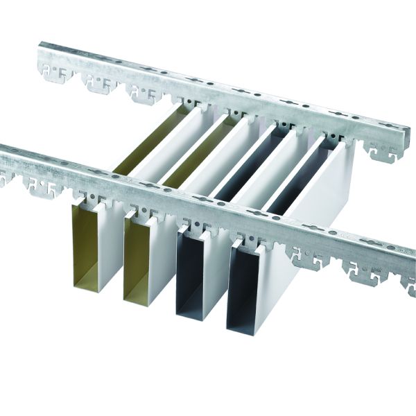 Interior Aluminium Suspended Linear Commercial Metal Open Cell Ceiling Tiles